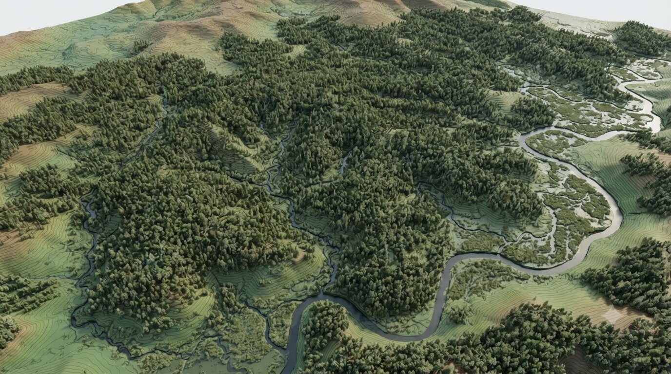 Cyfrowe modele terenu dla leśnictwa i hydrologii