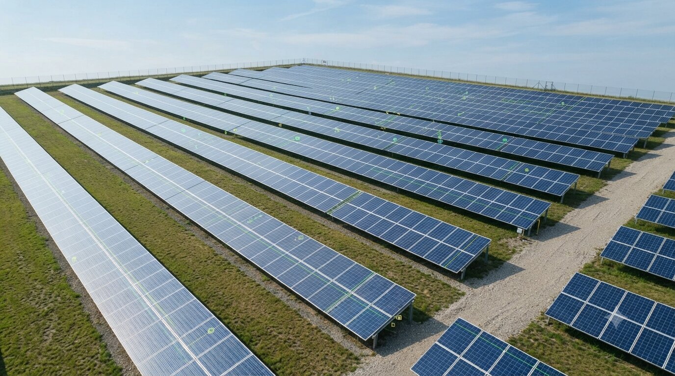 Mapowanie i inspekcja farm fotowoltaicznych (PV)