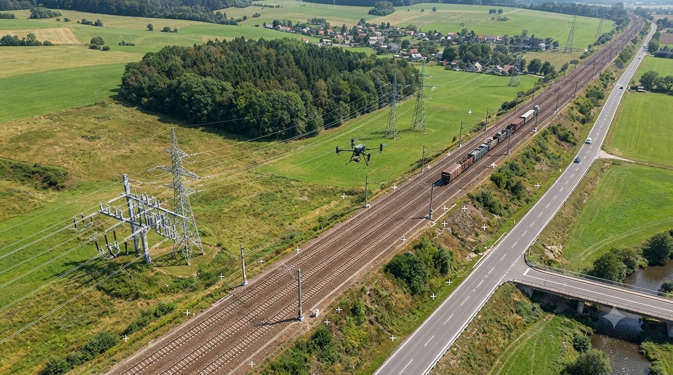 Fotogrametryczne mapowanie obiektów liniowych
